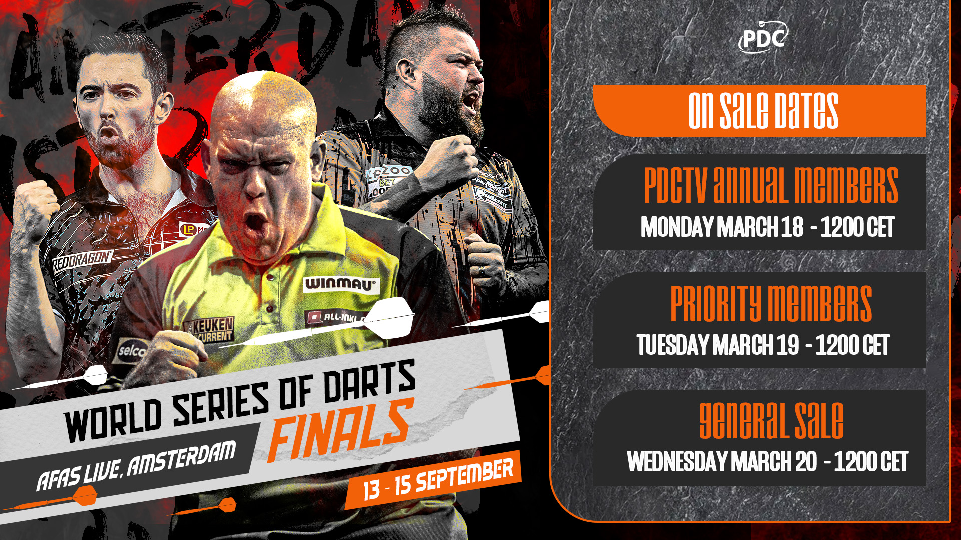 2024 Jack's World Series of Darts Finals ticket information confirmed PDC